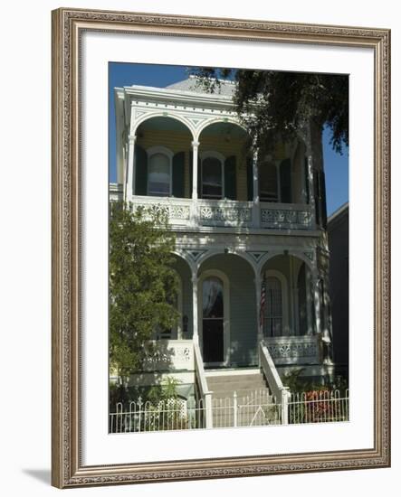 Historic District, Galveston, Texas, USA-Ethel Davies-Framed Photographic Print