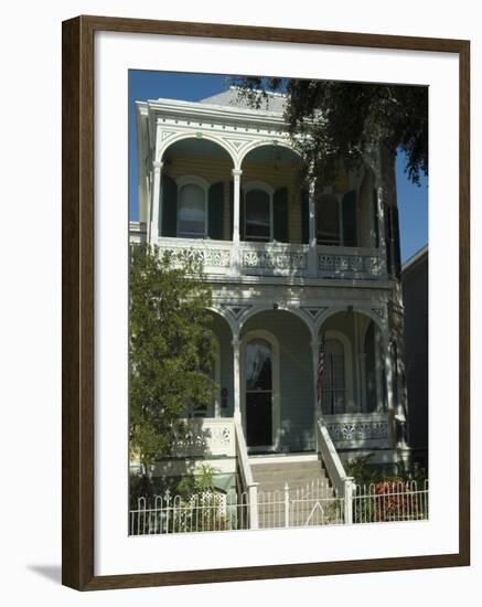 Historic District, Galveston, Texas, USA-Ethel Davies-Framed Photographic Print