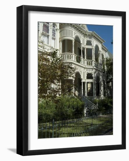 Historic District, Galveston, Texas, USA-Ethel Davies-Framed Photographic Print