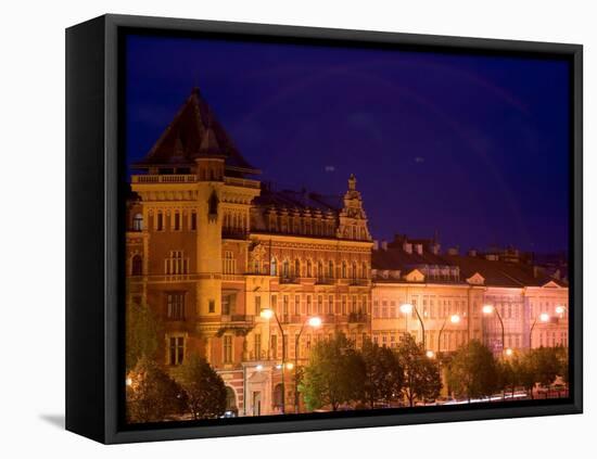 Historic District of Prague, Czech Republic-Russell Young-Framed Premier Image Canvas