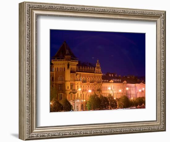 Historic District of Prague, Czech Republic-Russell Young-Framed Photographic Print