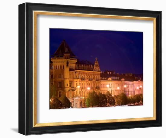 Historic District of Prague, Czech Republic-Russell Young-Framed Photographic Print