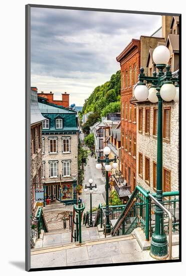 Historic District Old Quebec-null-Mounted Art Print