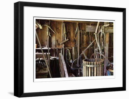 Historic Farm Tools-Donald Paulson-Framed Giclee Print