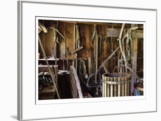 Historic Farm Tools-Donald Paulson-Framed Giclee Print