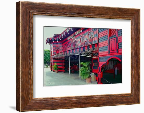 Historic Firehouse Ponce Puerto Rico-George Oze-Framed Photographic Print