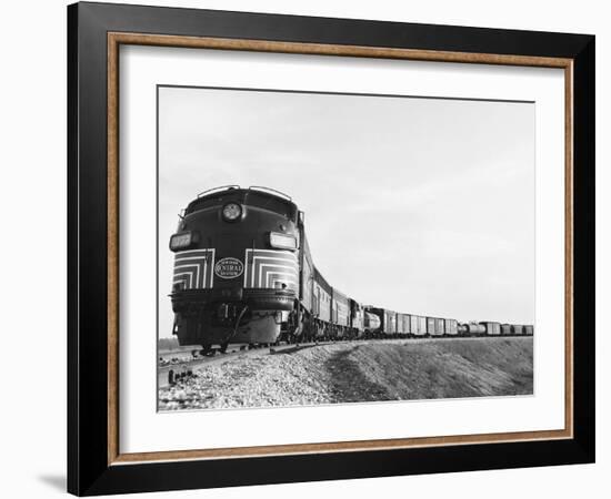 Historic Freight Train-Science Source-Framed Giclee Print