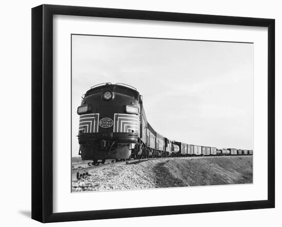 Historic Freight Train-Science Source-Framed Giclee Print
