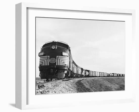 Historic Freight Train-Science Source-Framed Giclee Print