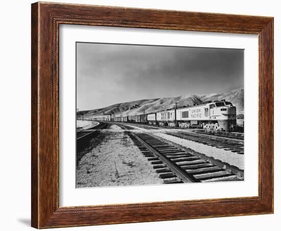 Historic Freight Train-Science Source-Framed Giclee Print