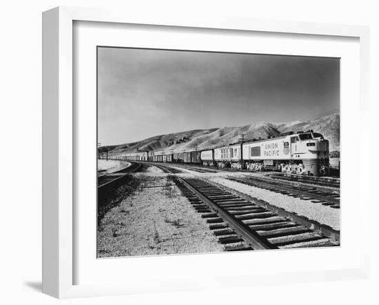 Historic Freight Train-Science Source-Framed Giclee Print