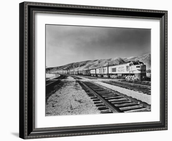 Historic Freight Train-Science Source-Framed Giclee Print