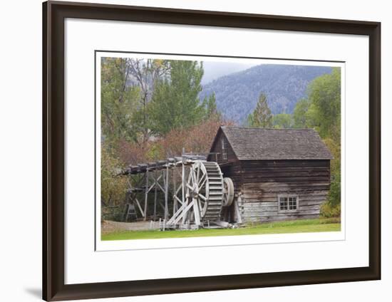 Historic Grist Mill-Donald Paulson-Framed Giclee Print