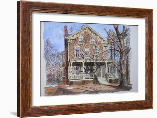 Historic Home, Westfield, NJ, 2010-Anthony Butera-Framed Giclee Print