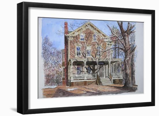 Historic Home, Westfield, NJ, 2010-Anthony Butera-Framed Giclee Print