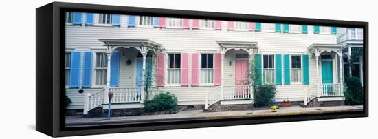 Historic Homes, Savannah, Georgia-null-Framed Stretched Canvas