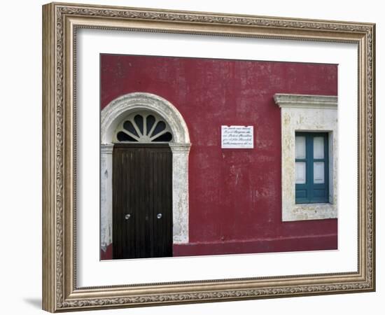 Historic House in Stromboli, Sicily, Italy-Michele Molinari-Framed Photographic Print