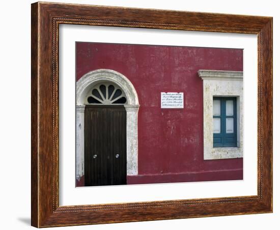 Historic House in Stromboli, Sicily, Italy-Michele Molinari-Framed Photographic Print