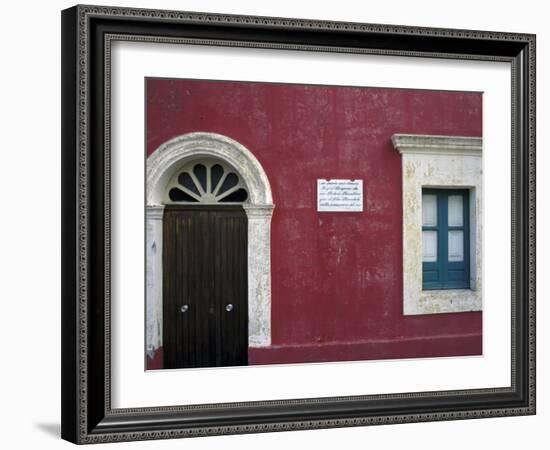 Historic House in Stromboli, Sicily, Italy-Michele Molinari-Framed Photographic Print