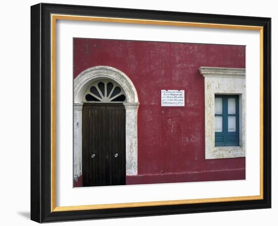 Historic House in Stromboli, Sicily, Italy-Michele Molinari-Framed Photographic Print