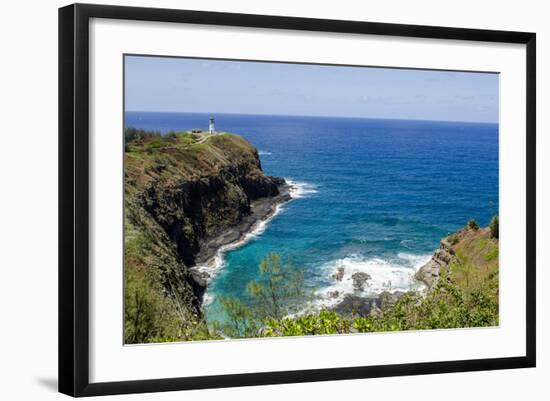 Historic Kilauea Lighthouse on Kilauea Point National Wildlife Refuge, Kauai, Hawaii-Michael DeFreitas-Framed Photographic Print