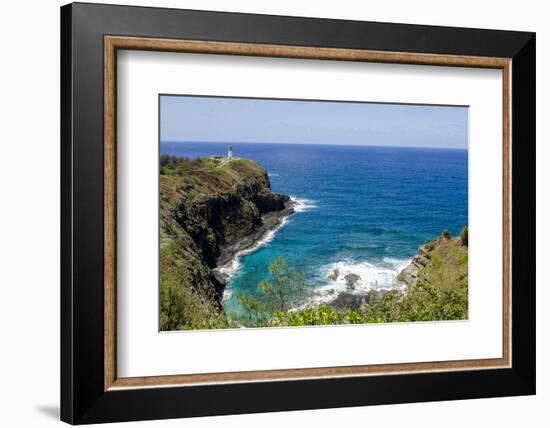 Historic Kilauea Lighthouse on Kilauea Point National Wildlife Refuge, Kauai, Hawaii-Michael DeFreitas-Framed Photographic Print