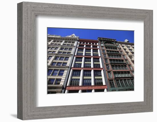 Historic Loft Architecture, Soho, Manhattan, New York City, United States of America, North America-Wendy Connett-Framed Photographic Print