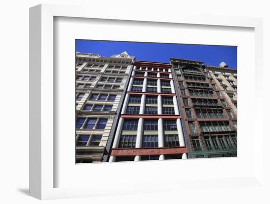 Historic Loft Architecture, Soho, Manhattan, New York City, United States of America, North America-Wendy Connett-Framed Photographic Print