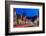 Historic Main Street at Dusk in Deadwood, South Dakota, Usa-Chuck Haney-Framed Photographic Print