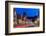 Historic Main Street at Dusk in Deadwood, South Dakota, Usa-Chuck Haney-Framed Photographic Print