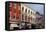 Historic Main Street with Red Brick Storefronts and Gray's Pharmacy in Franklin, Tennessee, a su...-null-Framed Premier Image Canvas