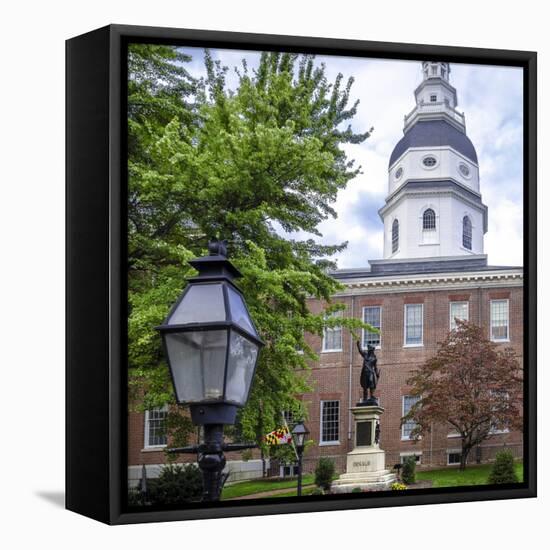 Historic Maryland State House in Annapolis, Maryland-Jerry Ginsberg-Framed Premier Image Canvas