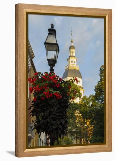 Historic Maryland State House in Annapolis, Maryland-Jerry Ginsberg-Framed Premier Image Canvas