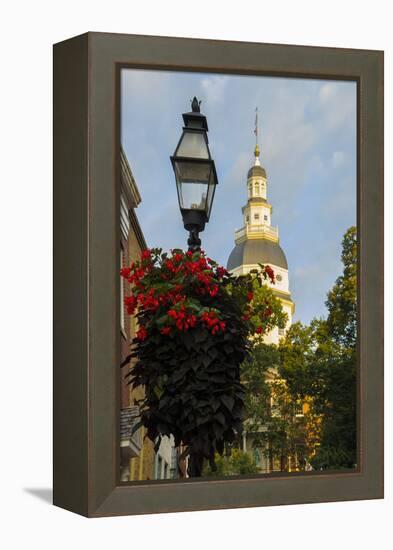 Historic Maryland State House in Annapolis, Maryland-Jerry Ginsberg-Framed Premier Image Canvas