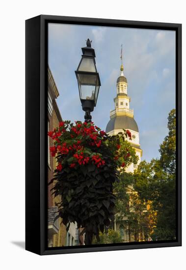 Historic Maryland State House in Annapolis, Maryland-Jerry Ginsberg-Framed Premier Image Canvas