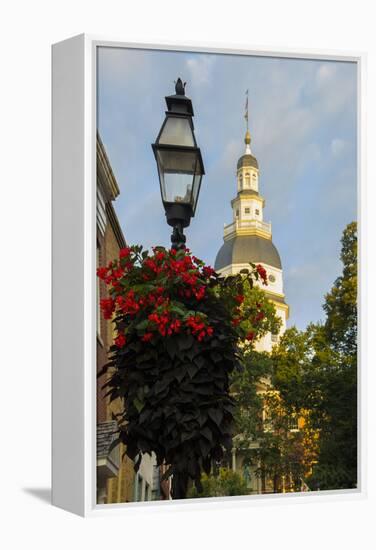 Historic Maryland State House in Annapolis, Maryland-Jerry Ginsberg-Framed Premier Image Canvas