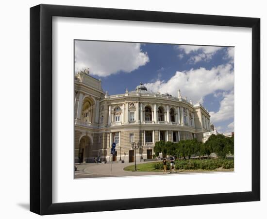 Historic Odessa Opera House and Theater, Odessa, Ukraine-Cindy Miller Hopkins-Framed Photographic Print