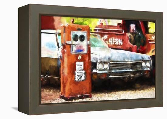 Historic Route 66-Philippe Hugonnard-Framed Premier Image Canvas