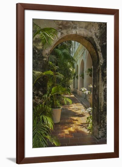 Historic Santuario and Iglesia de San Pedro Claver, Cartagena, Colombia.-Jerry Ginsberg-Framed Premium Photographic Print