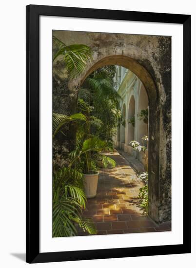 Historic Santuario and Iglesia de San Pedro Claver, Cartagena, Colombia.-Jerry Ginsberg-Framed Premium Photographic Print