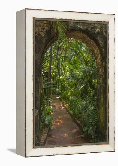 Historic Santuario and Iglesia de San Pedro Claver, Cartagena, Colombia.-Jerry Ginsberg-Framed Premier Image Canvas