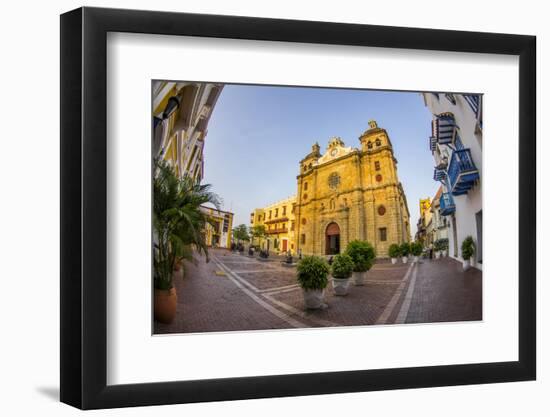 Historic Santuario and Iglesia de San Pedro Claver, Cartagena, Colombia.-Jerry Ginsberg-Framed Photographic Print