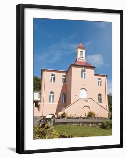 Historic Sharon Morovian Church, Barbados, Windward Islands, West Indies, Caribbean-Michael DeFreitas-Framed Photographic Print