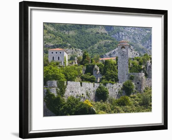 Historic Site, Stari, Bar, Montenegro-Walter Bibikow-Framed Photographic Print