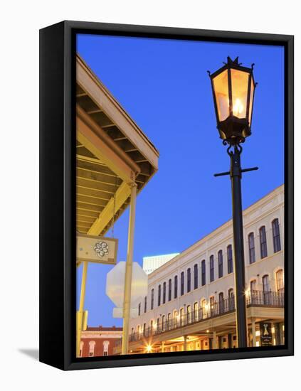 Historic Strand District, Galveston, Texas, United States of America, North America-Richard Cummins-Framed Premier Image Canvas