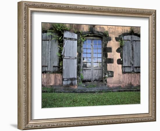 Historic Sugar Plantation House, Martinique, Caribbean-Walter Bibikow-Framed Photographic Print