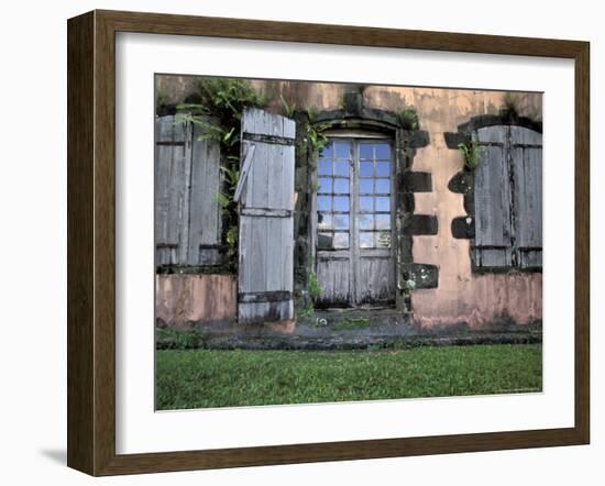 Historic Sugar Plantation House, Martinique, Caribbean-Walter Bibikow-Framed Photographic Print