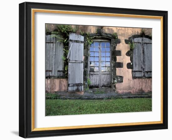 Historic Sugar Plantation House, Martinique, Caribbean-Walter Bibikow-Framed Photographic Print