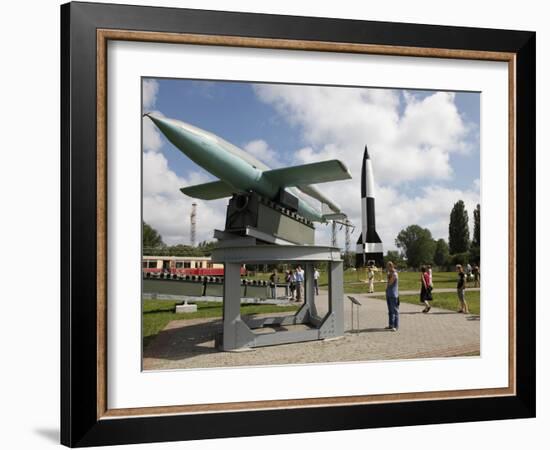 Historic-Technical Museum, Peenemunde, Usedom, Mecklenburg-Western Pomerania, Germany, Europe-Hans Peter Merten-Framed Photographic Print