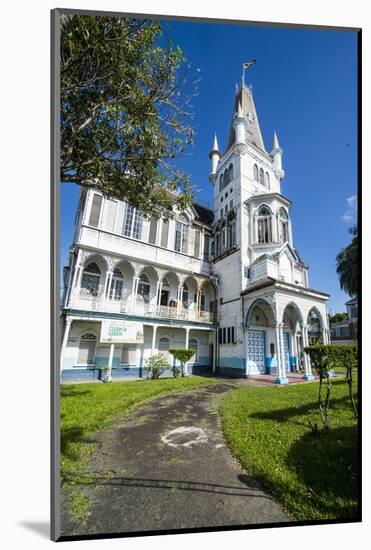 Historic Town Hall, Georgetown, Guyana, South America-Michael Runkel-Mounted Photographic Print
